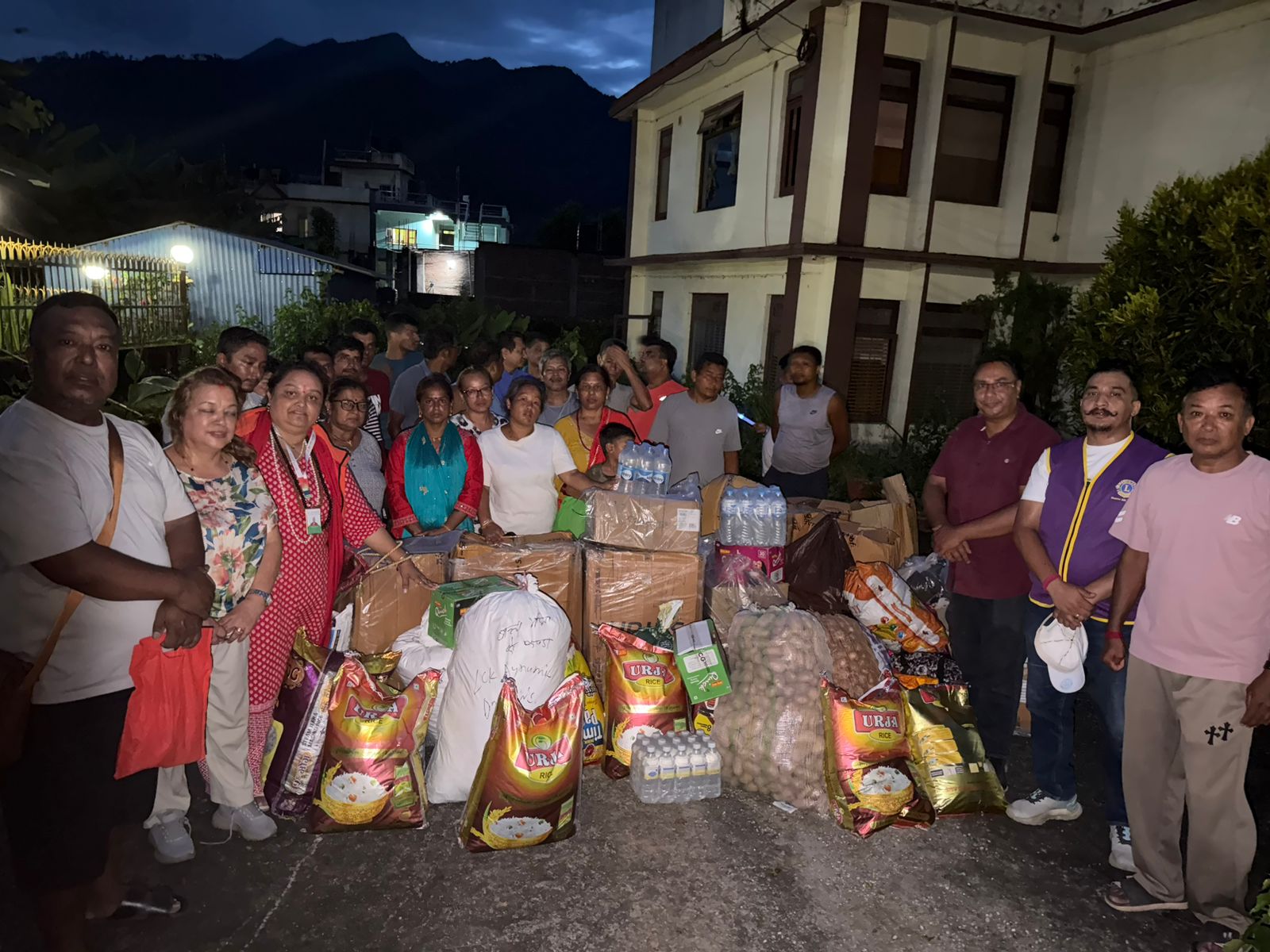 Field Visit to Support Flood Affected Families in Rasuwa